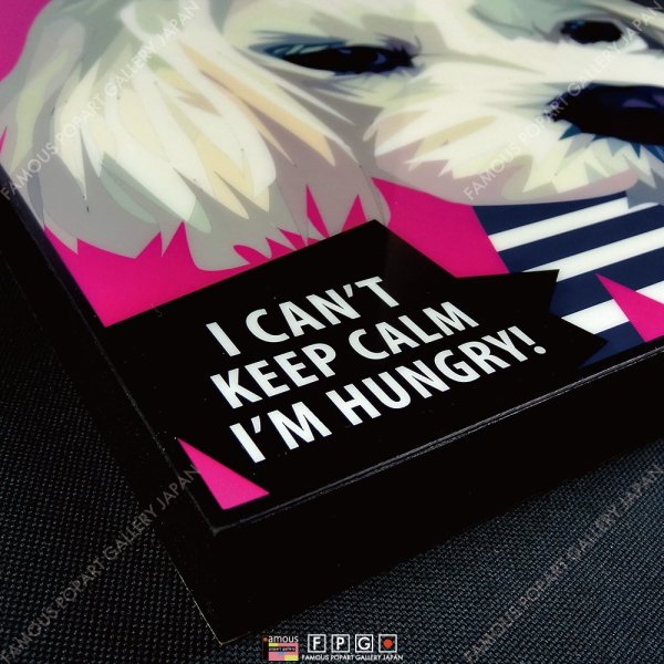 画像5: I CAN'T KEEP CALM / ドッグ アート [ポップアートパネル / Keetatat Sitthiket / Sサイズ / Mサイズ]