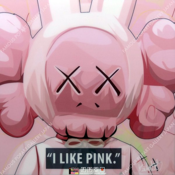 画像2: KAWS ACCOMPLICE -I LIKE PINK- / カウズ [ポップアートパネル / Keetatat Sitthiket / Sサイズ / Mサイズ]