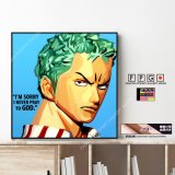 RORONOA ZORO-Ver.1- / ロロノア・ゾロ [ポップアートパネル / Keetatat Sitthiket / Sサイズ / Mサイズ]