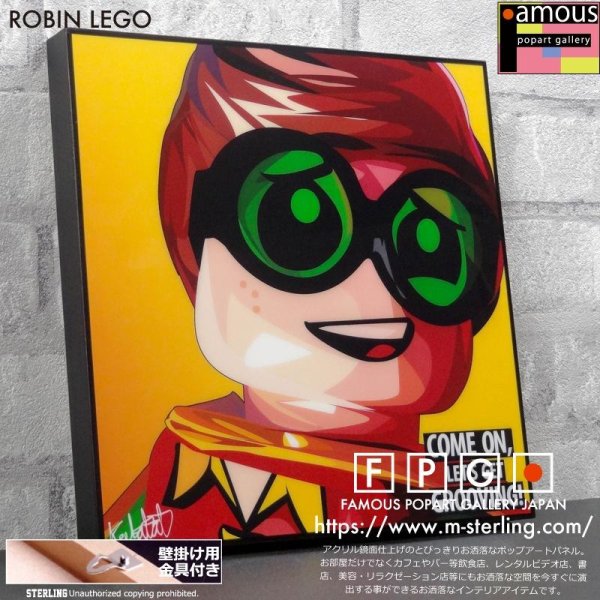 画像1: ROBIN LEGO / ロビンレゴ [ポップアートパネル / Keetatat Sitthiket / Sサイズ / Mサイズ]