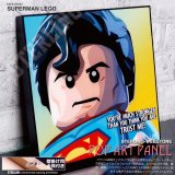 SUPERMAN LEGO / スーパーマンレゴ [ポップアートパネル / Keetatat Sitthiket / Sサイズ / Mサイズ]