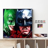 BATMAN & JOKER VER3 / バットマン&ジョーカー [ポップアートパネル / Keetatat Sitthiket / Sサイズ / Mサイズ]