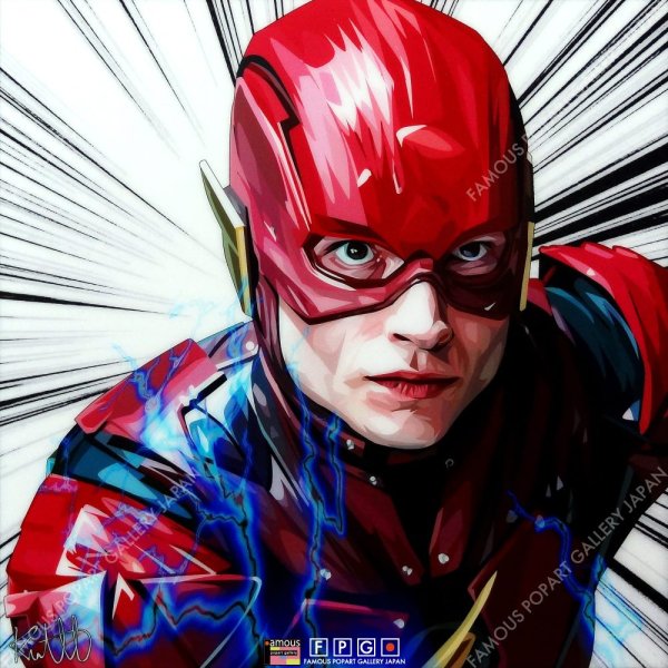 画像2: THE FLASH / フラッシュ [ポップアートパネル / Keetatat Sitthiket / Sサイズ / Mサイズ]
