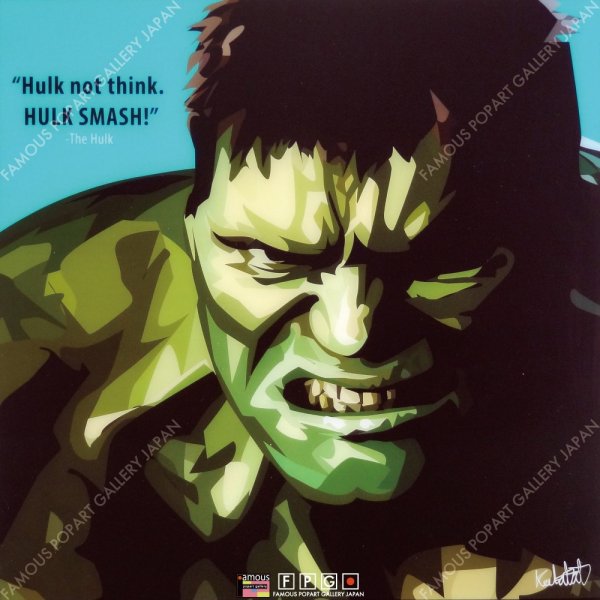 画像2: Hulk / ハルク [ポップアートパネル / Keetatat Sitthiket / Sサイズ / Mサイズ]