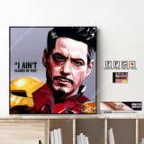 TONY STARK-Ver.4- / トニースターク / Iron Man / アイアンマン [ポップアートパネル / Keetatat Sitthiket / Sサイズ / Mサイズ]