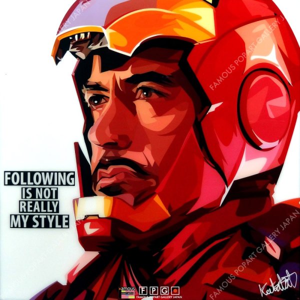 画像2: TONY STARK VER3 / トニー・スターク / アイアンマン [ポップアートパネル / Keetatat Sitthiket / Sサイズ / Mサイズ]