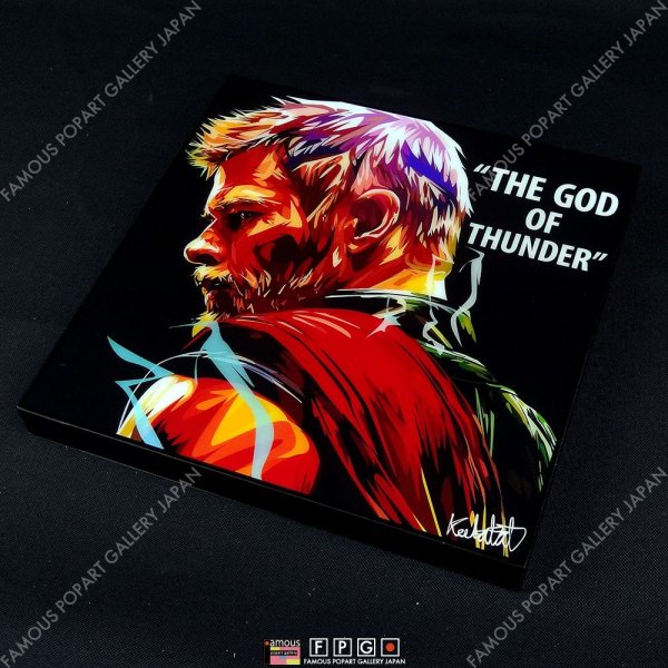 画像3: THOR -GOD THUNDER- / ソー [ポップアートパネル / Keetatat Sitthiket / Sサイズ / Mサイズ]