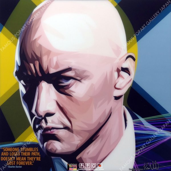 画像2: CHARLES XAVIER -X-MEN- / チャールズ・エグゼビア -エックスメン- [ポップアートパネル / Keetatat Sitthiket / Sサイズ / Mサイズ]