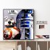 画像1: BB-8 & R2-D2 / ビービーエイト＆アールツーディーツー [ポップアートパネル / Keetatat Sitthiket / Sサイズ / Mサイズ] (1)