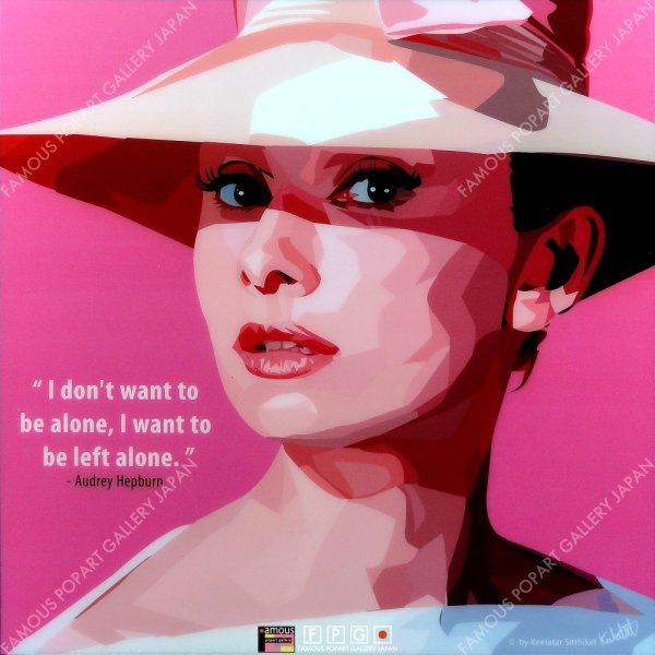 画像2: Audrey Hepburn / オードリー・ヘプバーン [ポップアートパネル / Keetatat Sitthiket / Sサイズ / Mサイズ]
