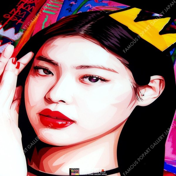 画像5: JENNIE Ver.2 -BLACKPINK- / ジェニー -ブラックピンク- [ポップアートパネル / Keetatat Sitthiket / Sサイズ / Mサイズ]