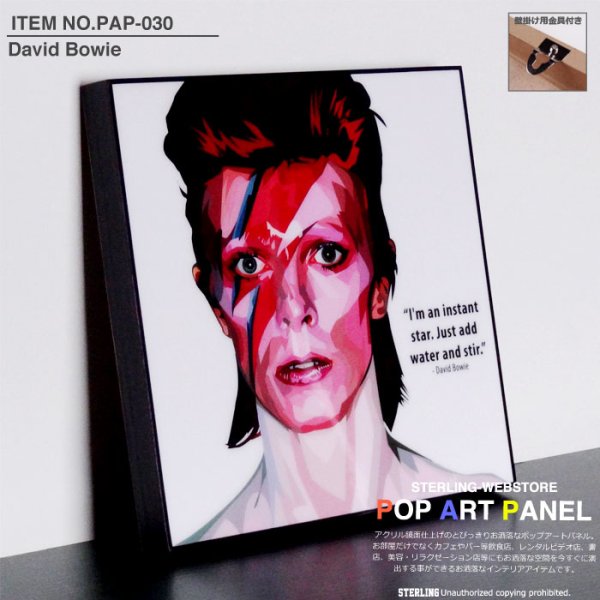 画像1: David Bowie / デヴィッド・ボウイ [ポップアートパネル / Keetatat Sitthiket / Sサイズ / Mサイズ]