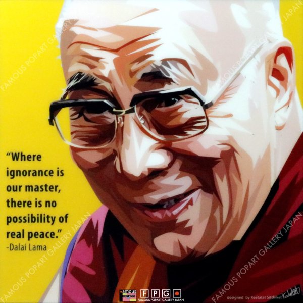 画像2: Dalai Lama / ダライ・ラマ14世 [ポップアートパネル / Keetatat Sitthiket / Sサイズ / Mサイズ]