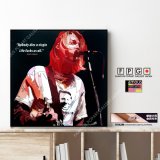 Kurt Cobain -SINGING- / カート・コバーン [ポップアートパネル / Keetatat Sitthiket / Sサイズ / Mサイズ]
