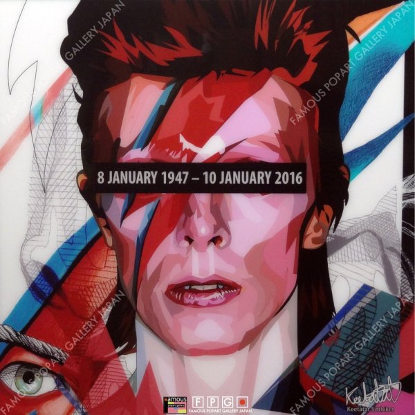 画像2: David Bowie / デヴィッド・ボウイ [ポップアートパネル / Keetatat Sitthiket / Sサイズ / Mサイズ]