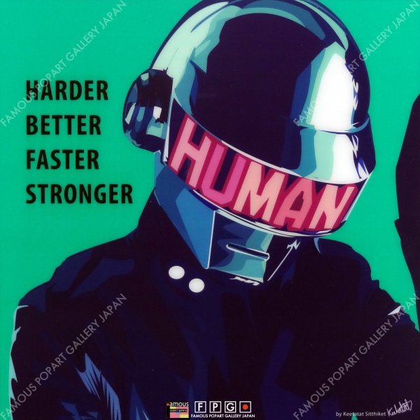 画像2: Thomas Bangalter - Daft Punk - / トーマ・バンガルテル - ダフトパンク - [ポップアートパネル / Keetatat Sitthiket / Sサイズ / Mサイズ]