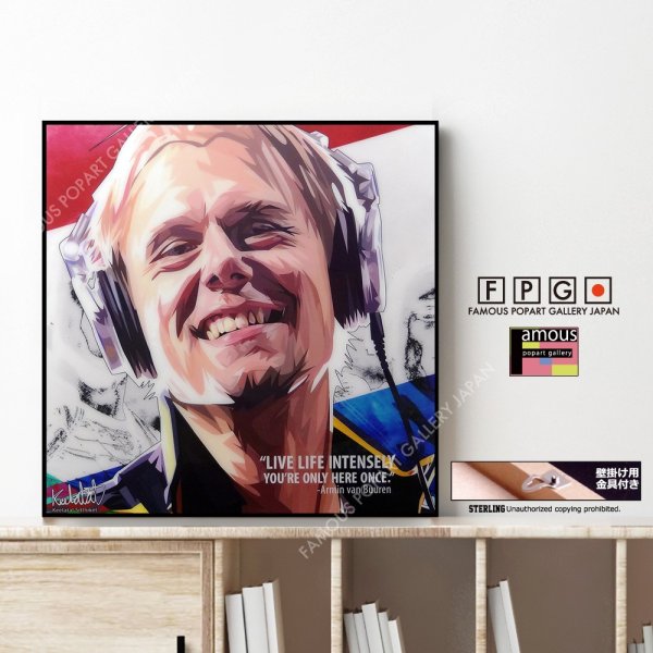 画像1: Armin van Buuren / アーミンヴァンブーレン [ポップアートパネル / Keetatat Sitthiket / Sサイズ / Mサイズ]