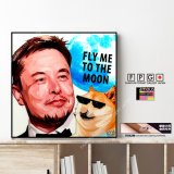Elon Musk Ver.2 / イーロン・マスク [ポップアートパネル / Keetatat Sitthiket / Sサイズ / Mサイズ]