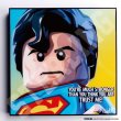 画像2: SUPERMAN LEGO / スーパーマンレゴ [ポップアートパネル / Keetatat Sitthiket / Sサイズ / Mサイズ] (2)