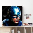 画像1: Captain America / キャプテン・アメリカ [ポップアートパネル / Keetatat Sitthiket / Sサイズ / Mサイズ] (1)
