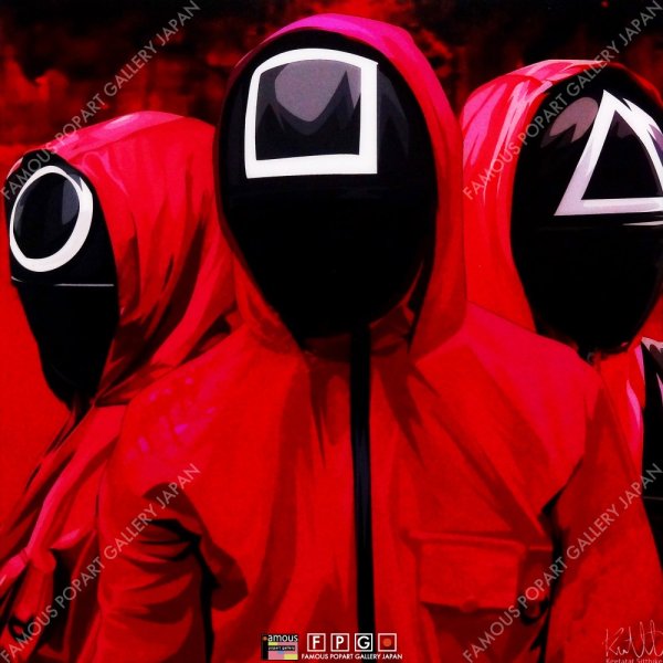 画像2: ●■▲ -Squid Game- / イカゲーム [ポップアートパネル / Keetatat Sitthiket / Sサイズ / Mサイズ] (2)