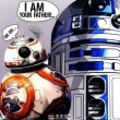 画像2: BB-8 & R2-D2 / ビービーエイト＆アールツーディーツー [ポップアートパネル / Keetatat Sitthiket / Sサイズ / Mサイズ] (2)