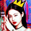 画像2: JENNIE Ver.2 -BLACKPINK- / ジェニー -ブラックピンク- [ポップアートパネル / Keetatat Sitthiket / Sサイズ / Mサイズ] (2)