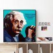 画像1: Albert Einstein -BLUE- / アルベルト・アインシュタイン [ポップアートパネル / Keetatat Sitthiket / Sサイズ / Mサイズ] (1)
