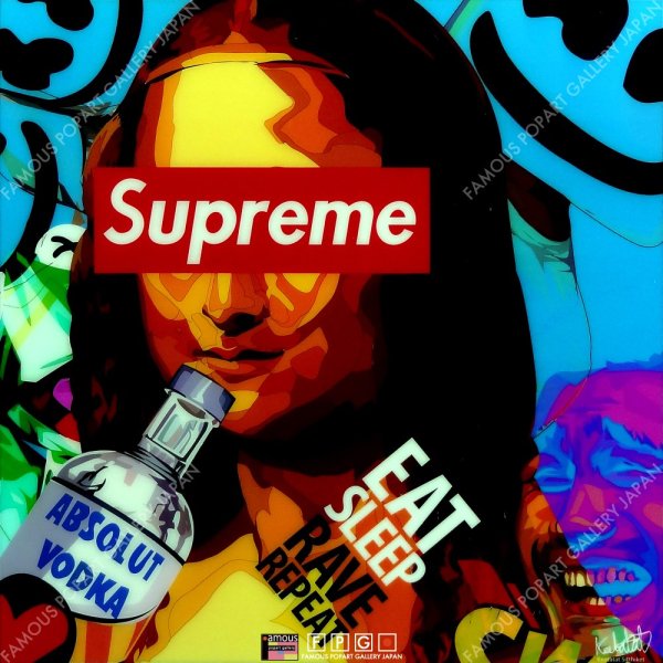 画像2: Mona Sup / モナシュプ [ポップアートパネル / Keetatat Sitthiket / Sサイズ / Mサイズ] (2)