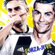 画像2: Paulo Dybala & Cristiano Ronaldo / パウロディバラ & クリスティアーノ・ロナウド / FORZA-JUVE  [ポップアートパネル / Keetatat Sitthiket / Sサイズ / Mサイズ] (2)