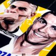 画像3: Paulo Dybala & Cristiano Ronaldo / パウロディバラ & クリスティアーノ・ロナウド / FORZA-JUVE  [ポップアートパネル / Keetatat Sitthiket / Sサイズ / Mサイズ] (3)