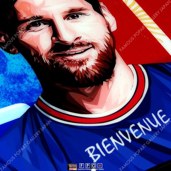 画像5: LIONEL MESSI Ver.6 / リオネル メッシ [ポップアートパネル / Keetatat Sitthiket / Sサイズ / Mサイズ] (5)