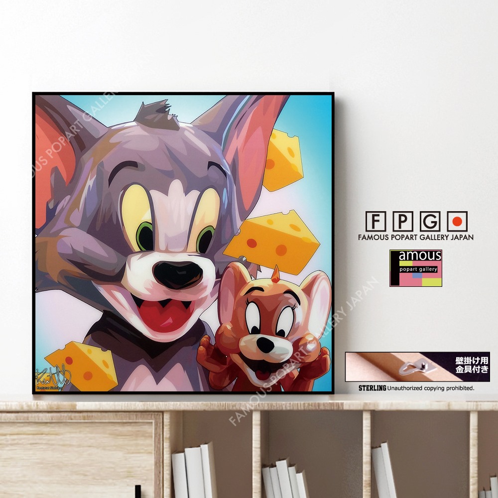 Tom Jerry トムとジェリー ポップアートパネル Keetatat Sitthiket Sサイズ Mサイズ ポップアートフレーム専門通販サイト