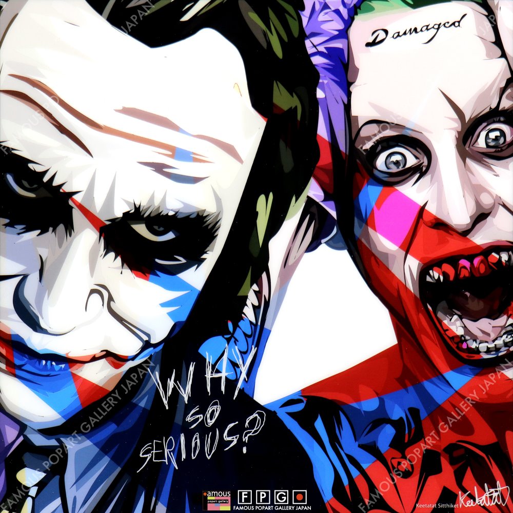 2枚で送料無料 ポップアートパネル ジョーカー VER2 JOKER VER2