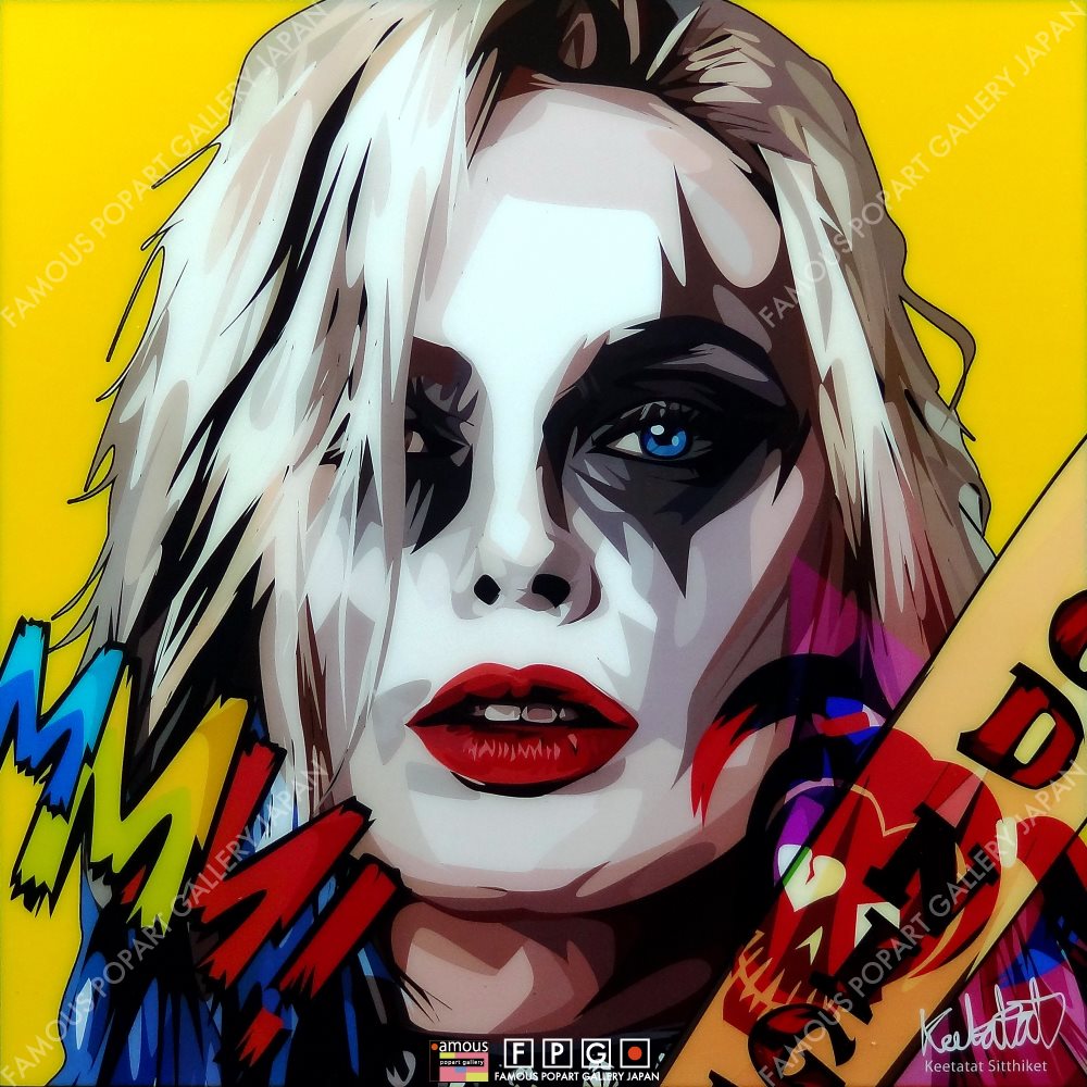 HARLEY QUINN / ハーレークイン [ポップアートパネル / Keetatat 