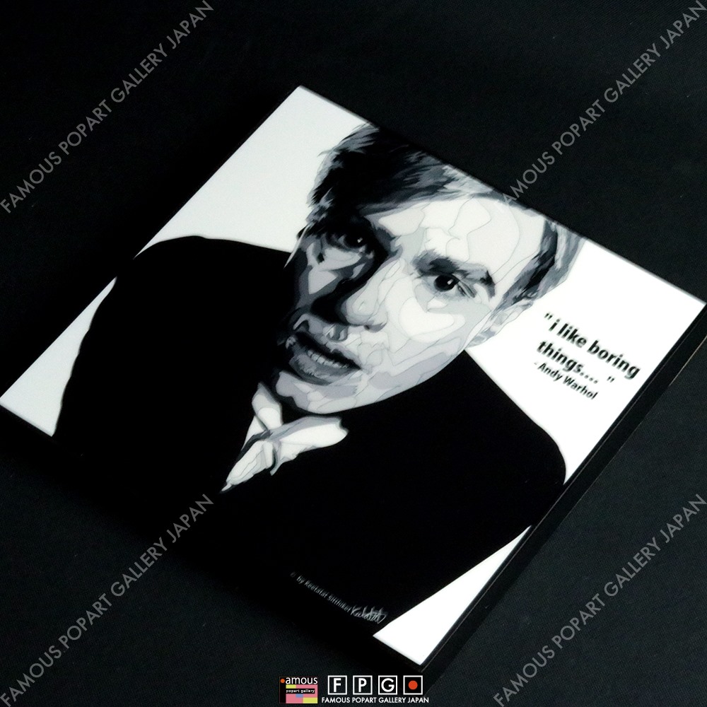 Andy Warhol Blk Wht アンディ ウォーホル ポップアートパネル Keetatat Sitthiket Sサイズ Mサイズ ポップアートフレーム専門通販サイト