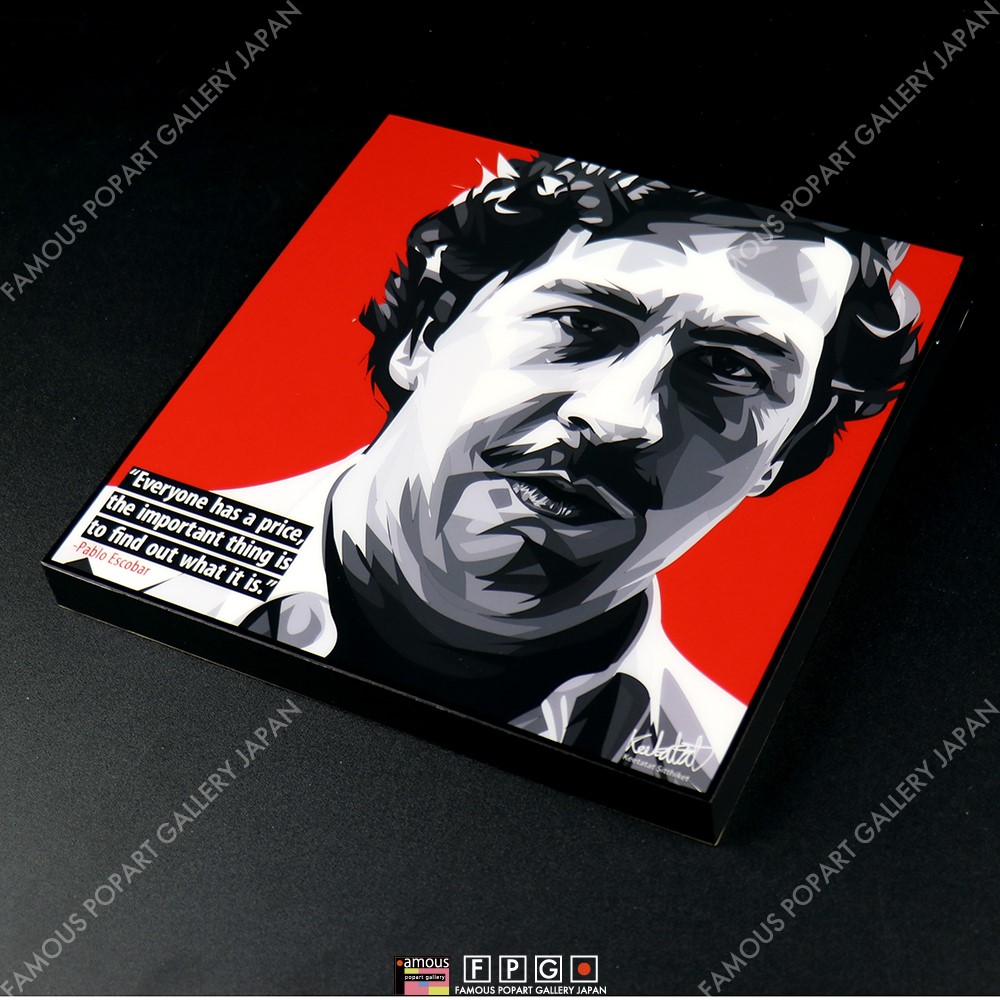 Pablo Escobar パブロ エスコバル ポップアートパネル Keetatat Sitthiket Sサイズ Mサイズ ポップアートフレーム専門通販サイト