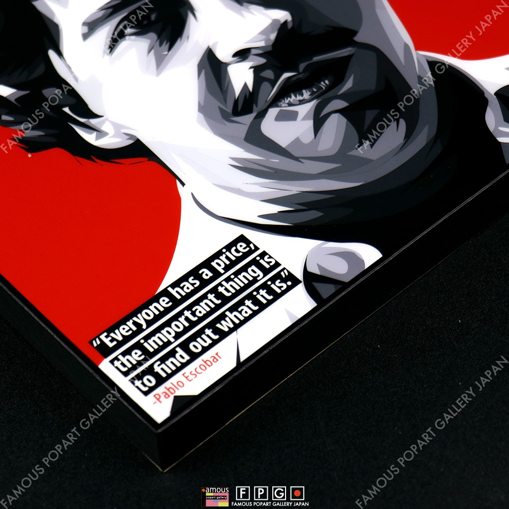 Pablo Escobar パブロ エスコバル ポップアートパネル Keetatat Sitthiket Sサイズ Mサイズ ポップアートフレーム専門通販サイト