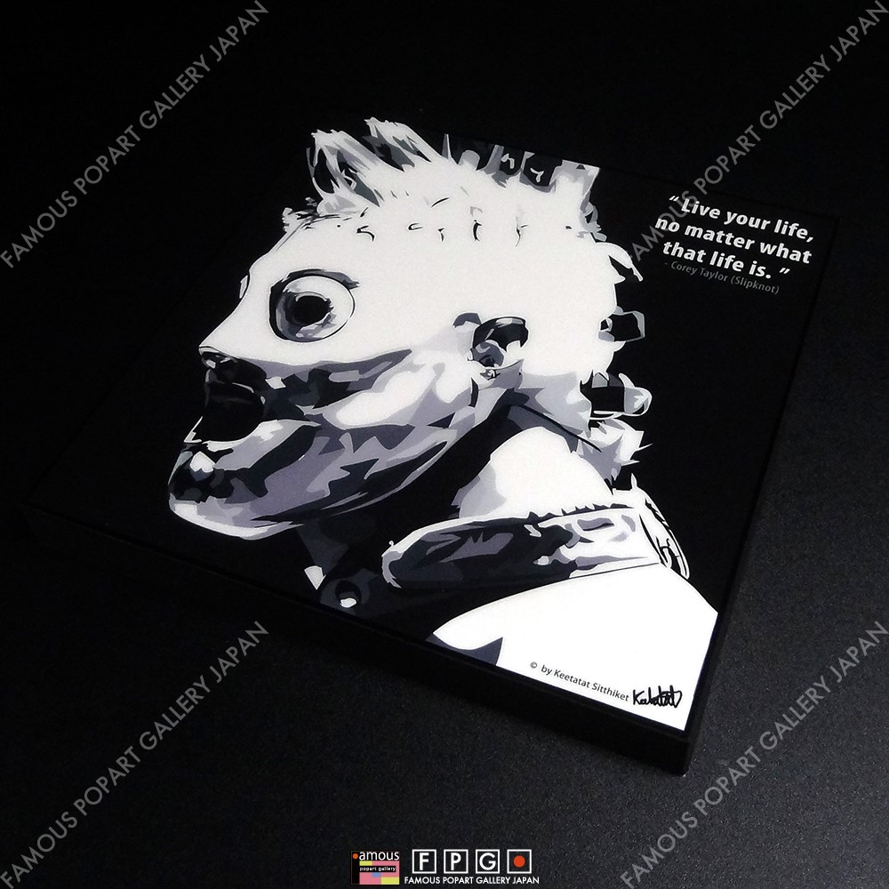 Corey Taylor Slipknot コリィ テイラー スリップノット ポップアートパネル Keetatat Sitthiket Sサイズ Mサイズ ポップアートフレーム専門通販サイト