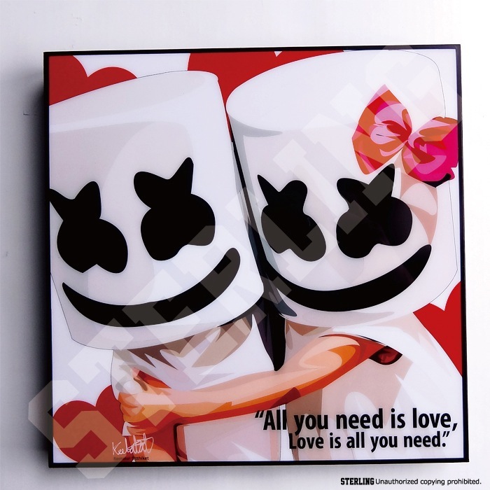 all you need is love dj marshmello dj マシュメロ ポップアート