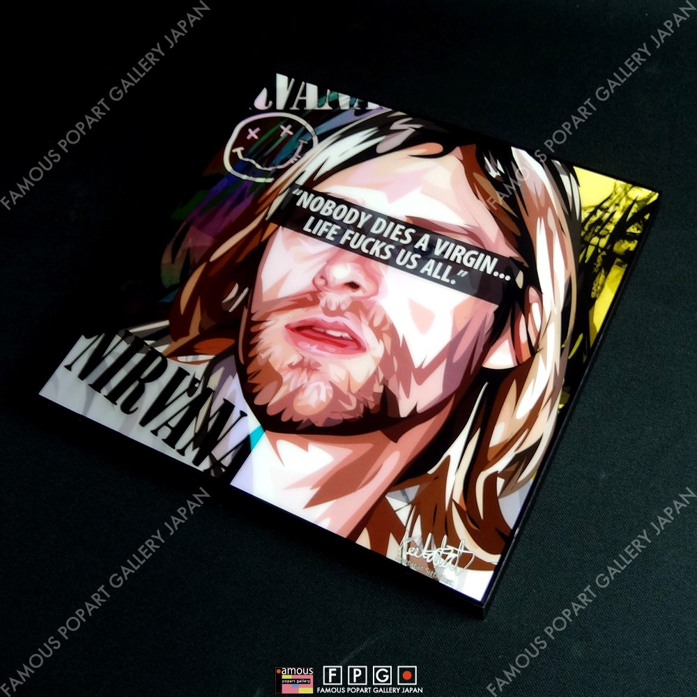 KURT・COBAIN カートコバーン [ポップアートパネル Keetatat Sitthiket Sサイズ Mサイズ]｜ポップアート フレーム専門通販サイト
