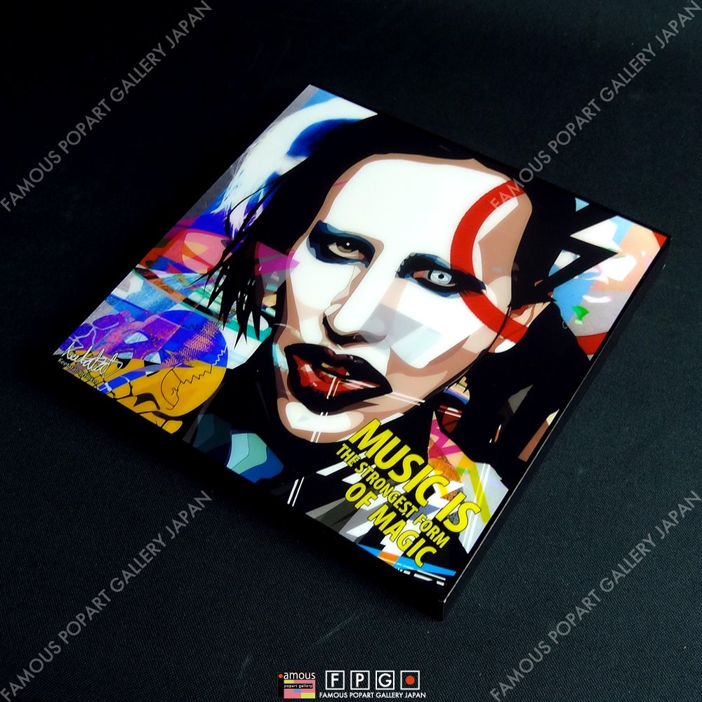 MARILYN MANSON / マリリン・マンソン [ポップアートパネル / Keetatat MARILYN MANSON / マリリン・マンソン [ポップアートパネル / Keetatat