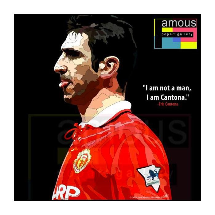 ERIC CANTONA / エリック カントナ [ポップアートパネル / Keetatat  