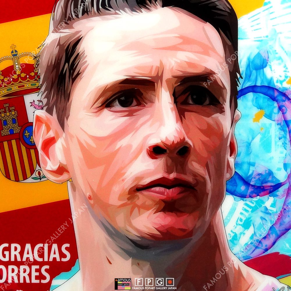 Fernando Torres Ver 2 フェルナンド トーレス ポップアートパネル Keetatat Sitthiket Sサイズ Mサイズ ポップアートフレーム専門通販サイト